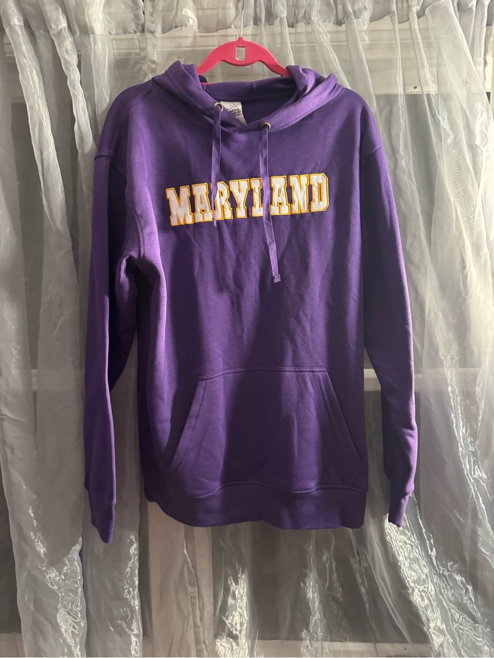 Creative Apparel Concept Purple Maryland Embroidered Hoodie Sweatshirt